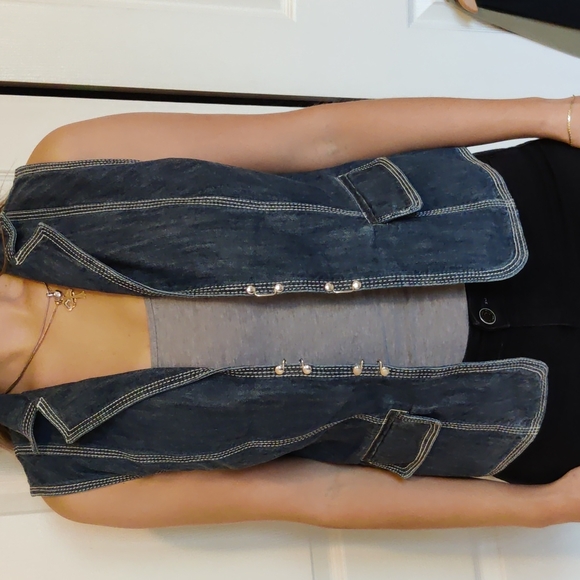 Tommy Hilfiger Jean Vest - Picture 4 of 5